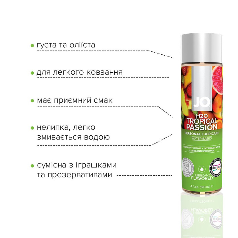 Лубрикант на водной основе System JO H2O TROPICAL PASSION 120 мл