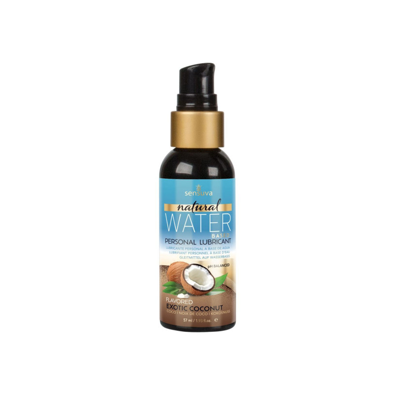 Змазка на водній основі Sensuva Natural Water-Based Exotic Coconut (57мл) без гліцерину та парабенів