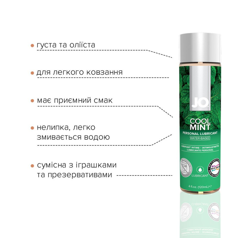 Лубрикант на водній основі System JO H2O COOL MINT 120 мл