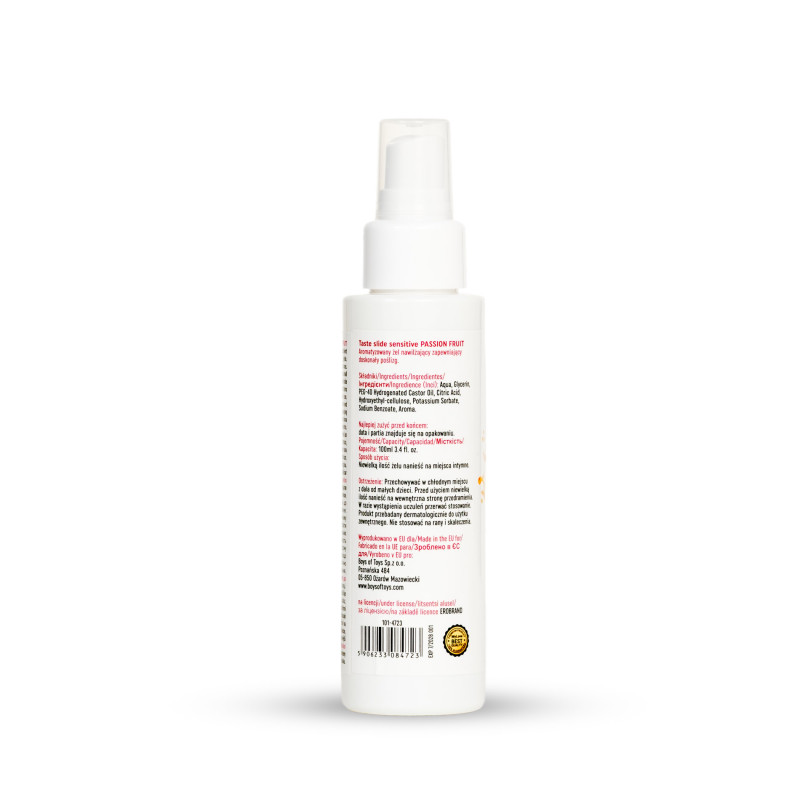 Интимный гель-лубрикант MyLove Taste Slide Sensitive Passion Fruit, 100 мл