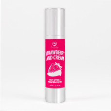 Оральний масажний лубрикант Secret Play Strawberry & Cream, 50 мл