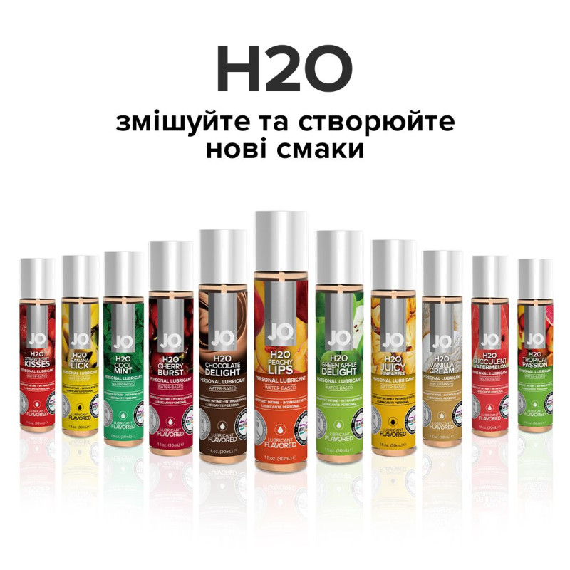 Лубрикант на водній основі System JO H2O PEACHY LIPS 30 мл