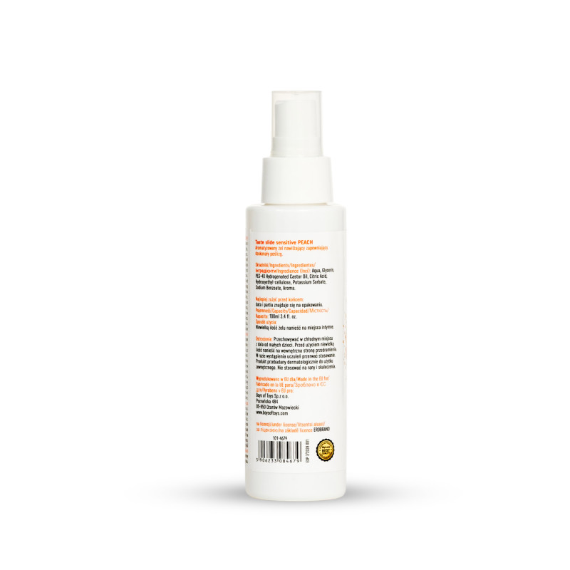 Интимный гель-лубрикант MyLove Taste Slide Sensitive Peach, 100 мл