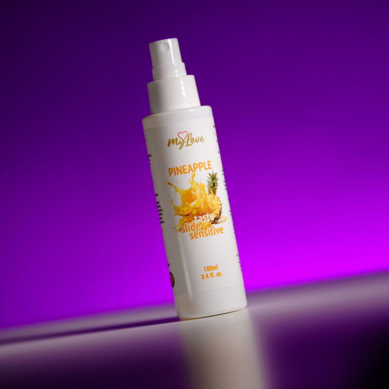 Интимный гель-лубрикант MyLove Taste Slide Sensitive Pineapple, 100 мл