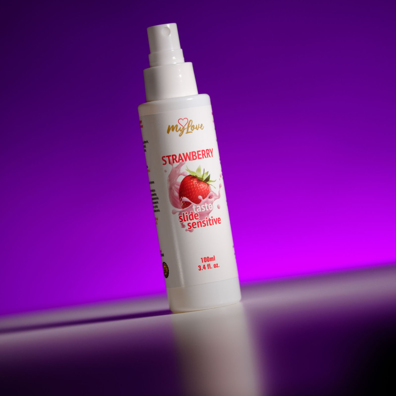 Интимный гель-лубрикант MyLove Taste Slide Sensitive Strawberry, 100 мл