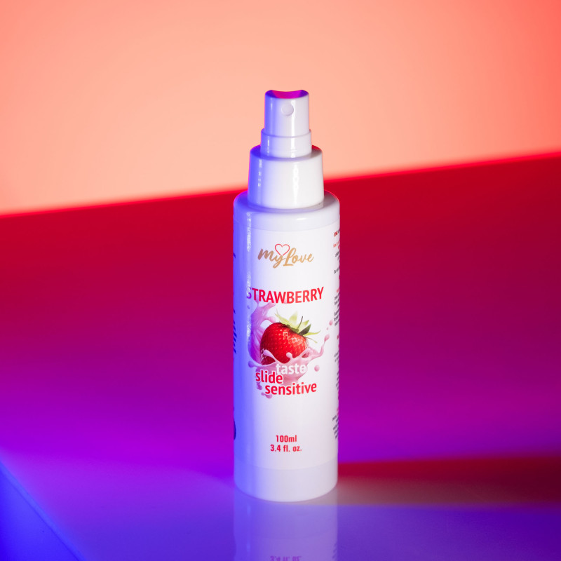 Интимный гель-лубрикант MyLove Taste Slide Sensitive Strawberry, 100 мл