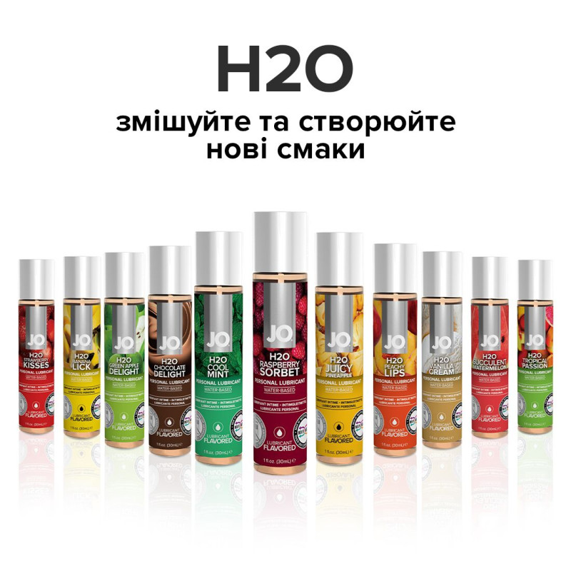 Лубрикант на водній основі System JO H2O RASPBERRY SORBET 30 мл