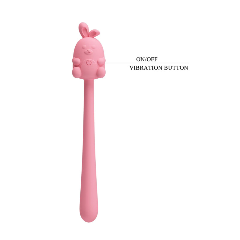 Вібратор Pretty Love Cute Bunny Pink, 7 vibration functions
