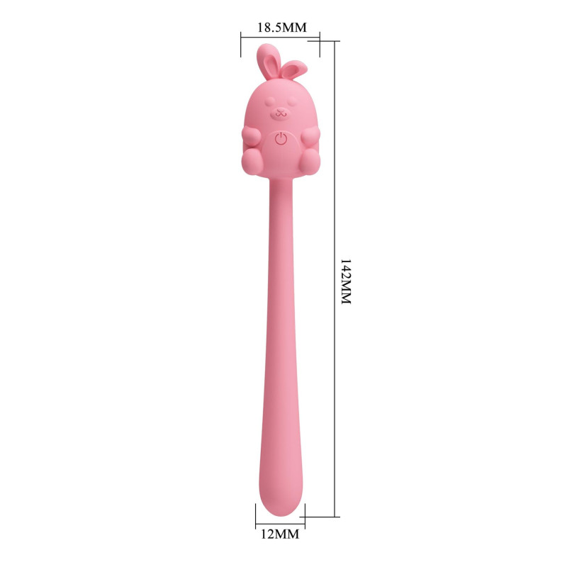 Вібратор Pretty Love Cute Bunny Pink, 7 vibration functions