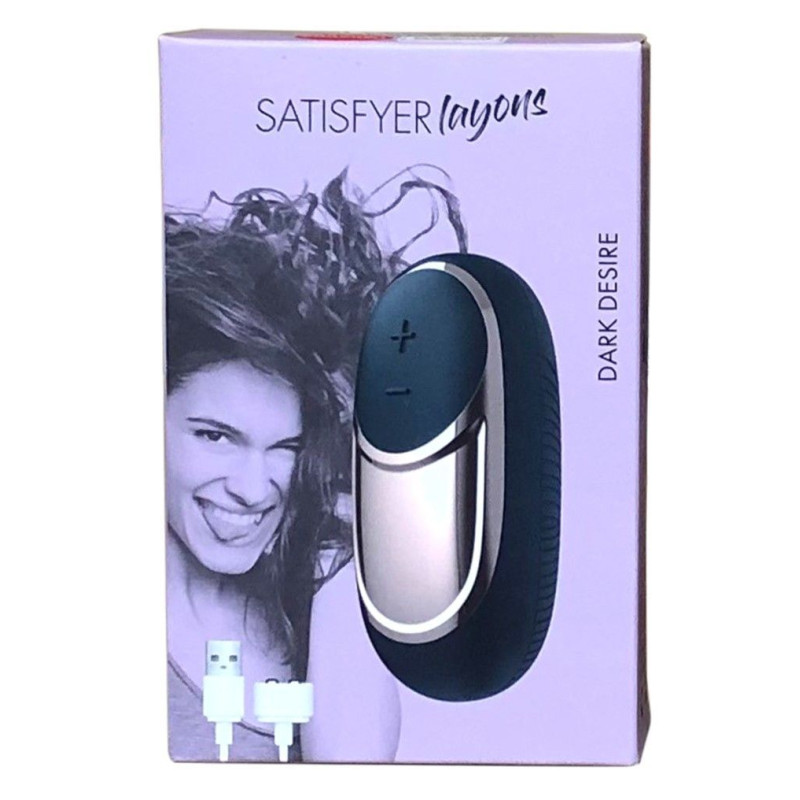 Потужний вібратор Satisfyer Lay-On - Dark Desire