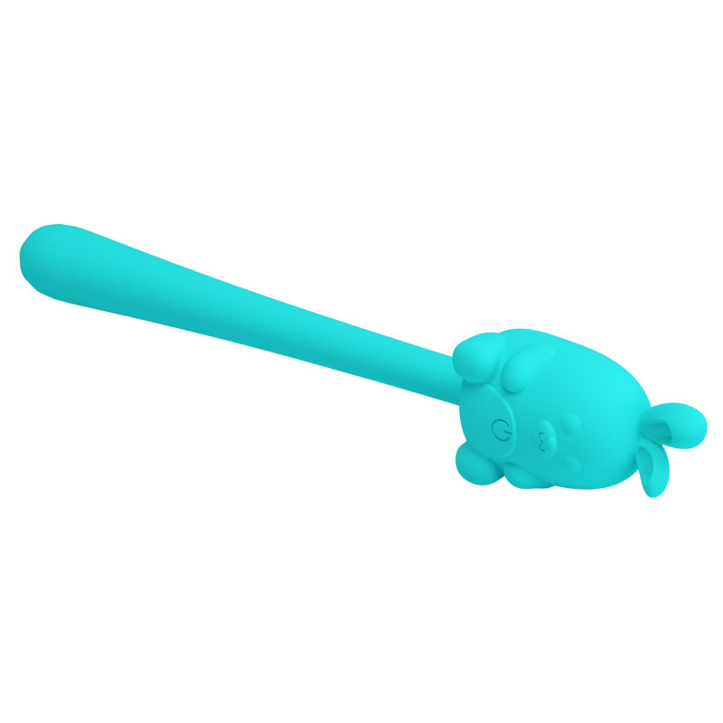 Вібратор Pretty Love Cute Bunny Turquoise, 7 vibration functions