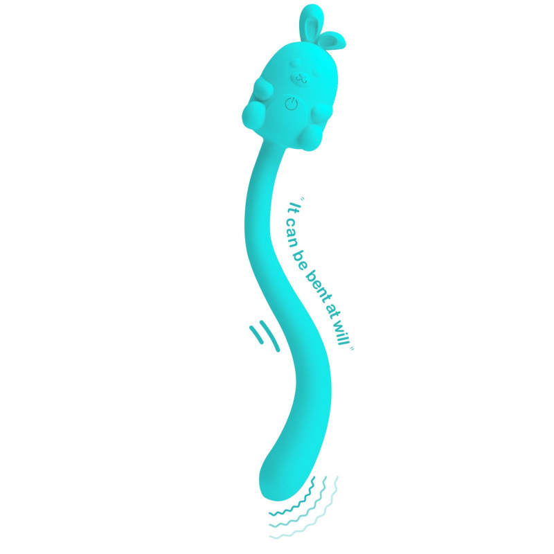 Вібратор Pretty Love Cute Bunny Turquoise, 7 vibration functions