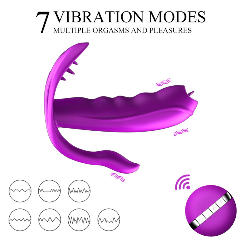 Стимулятор B - Series Fox Silicone Panty Vibrator USB, 7 Function, Heating