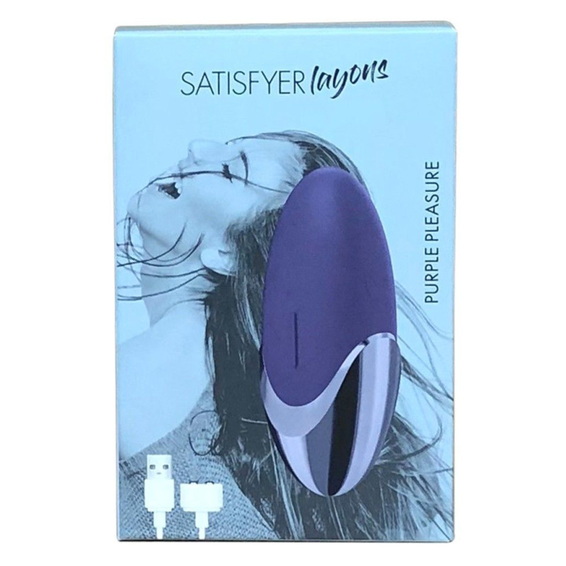 Потужний вібратор Satisfyer Lay-On Фіолетовий
