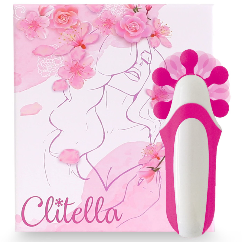 Стимулятор з імітацією оральних ласк FeelzToys Clitella Oral Clitoral Stimulator Рожевий