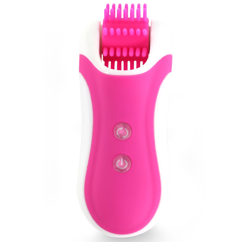 Стимулятор з імітацією оральних ласк FeelzToys Clitella Oral Clitoral Stimulator Рожевий