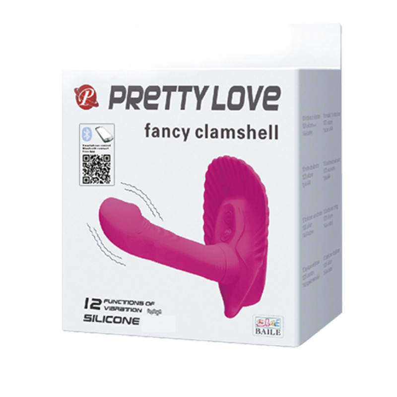 Вібратор Pretty Love Fancy Clamshell Pink