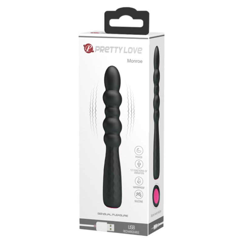 Вібратор Pretty Love Monroe Vibrator Black