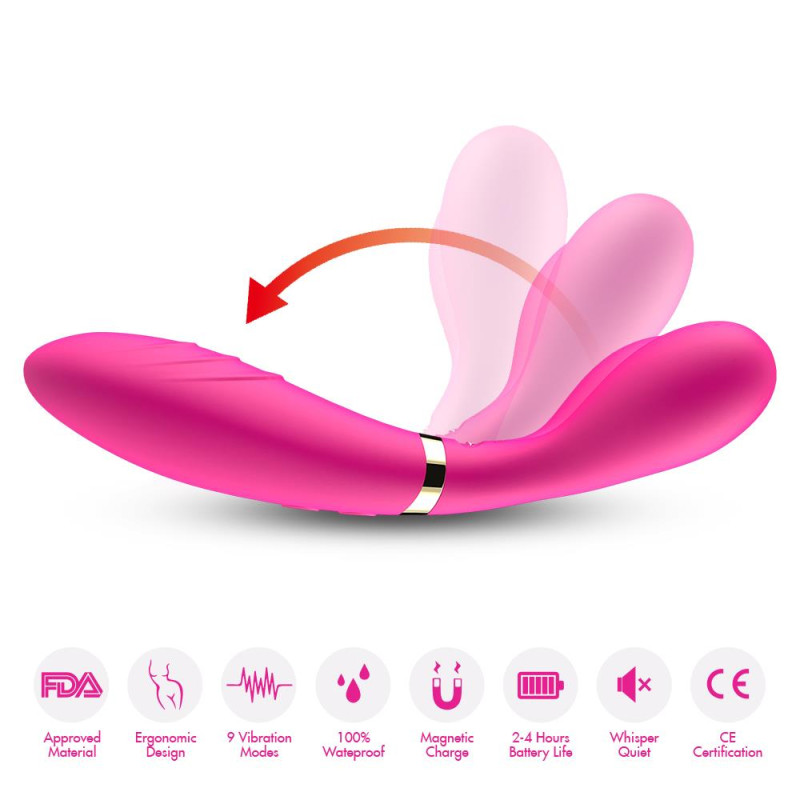 Вибратор B - Series Joy Y-Wand Pink