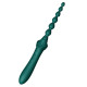 Мультифункциональный вибратор Zalo — Bess 2 Turquoise Green, 4 насадки, подогрев.