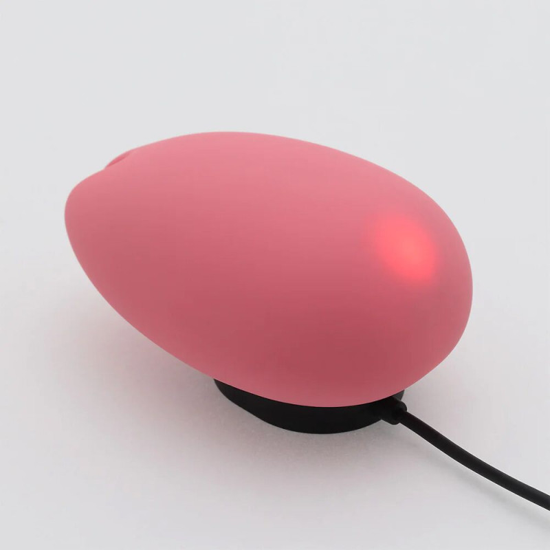 Минивибратор IROHA SAKURA Coral, раздвоенный кончик, 5 режимов, перезаряжаемый