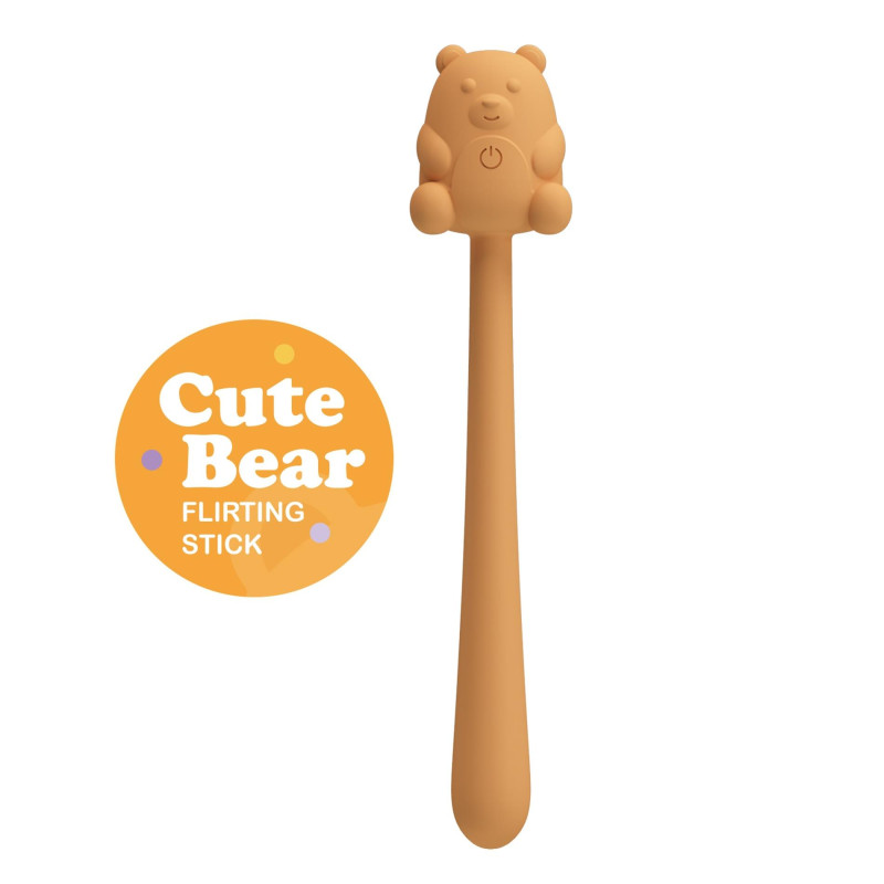 Вибратор Pretty Love Cute Bear Light Brown, 7 вибрационные функции