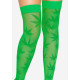 Чулки с рисунком Leg Avenue 420 Net thigh highs Green