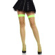 Панчохи у велику сітку Leg Avenue Fence Net Thigh Highs Neon Green, one size