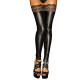 Чулки с мокрым эффектом Noir Handmade F135 Powerwetlook stockings, 3XL, без мысков