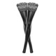Чулки с мокрым эффектом Noir Handmade F135 Powerwetlook stockings, 3XL, без мысков