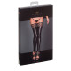Чулки с мокрым эффектом Noir Handmade F135 Powerwetlook stockings, 3XL, без мысков