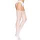 Панчохи Leg Avenue Daisy Dot Fishnet Stockings One Size White