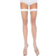 Панчохи-сітка Leg Avenue Fishnet Thigh Highs дрібна сітка, White one size