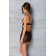 Эротический пеньюар Passion MARINA CHEMISE, XXL/XXXL, beige
