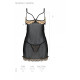 Эротический пеньюар Passion MARINA CHEMISE, XXL/XXXL, beige