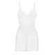 Пеньюар Obsessive Alissium chemise & thong, M/L, кружевной лиф, стринги в комплекте