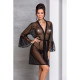 Повітряний пеньюар Passion LOVELIA PEIGNOIR black S/M