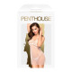 Приталена сорочка-сітка зі стрінгами Penthouse All Yours Біла S/M