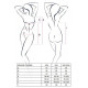 Рубашка прозрачная с пажами Passion ORIHIME CHEMISE white S/M