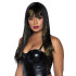 Черный парик с золотыми прядями Leg Avenue Long bang wig with tinsel, 60 см
