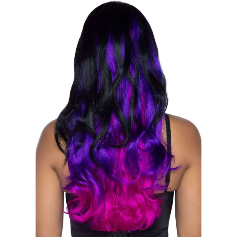Парик Leg Avenue Allure Multi Color Wig Black/Purple