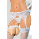 Пояс для чулок SoftLine Garterbelt 3317 S/M White