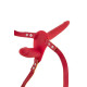 Подвійний страпон Fetish Tentation Strap-On with Double Dildo Червоний