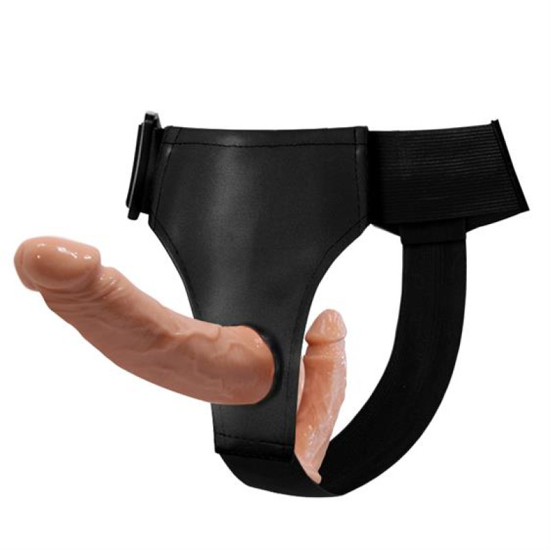 Страпон LyBaile Ultra Double Dildos Strap On 13.5 см