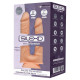 Фаллоимитатор двойной с вибрацией SilexD Double Gusto Flesh Motor (Model 1 size 8&7), двухслойный