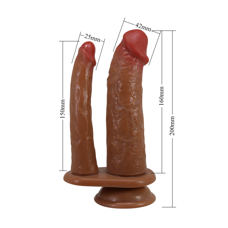 Вібратор Pretty Love Hulbert Double Dildos Latin