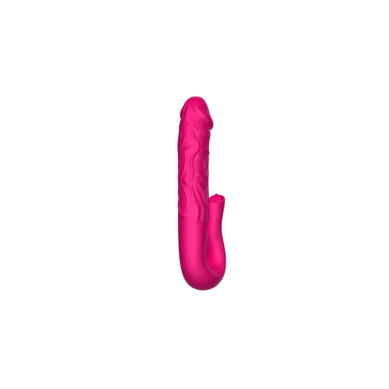 Вібратор B - Series Cute Realistic Tongue Stimulating Dildo Vibrator