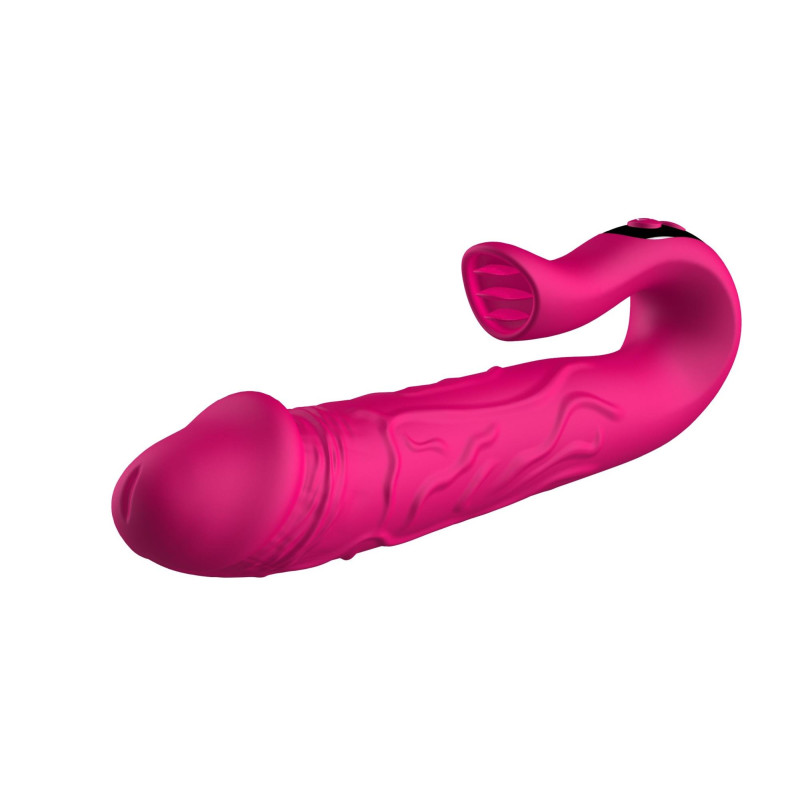 Вібратор B - Series Cute Realistic Tongue Stimulating Dildo Vibrator
