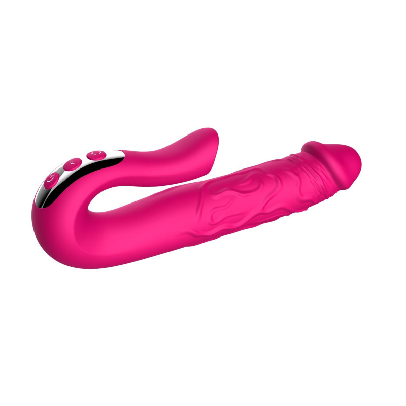 Вібратор B - Series Cute Realistic Tongue Stimulating Dildo Vibrator