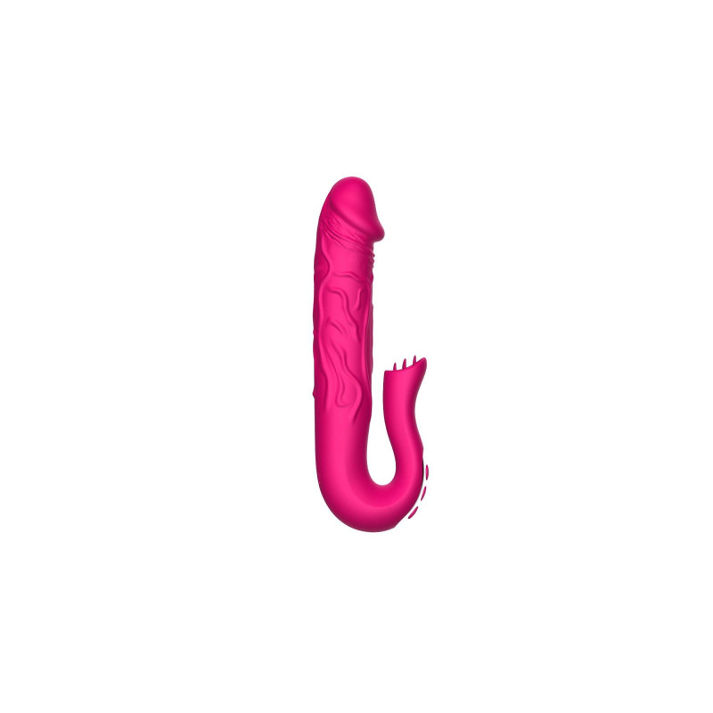 Вібратор B - Series Cute Realistic Tongue Stimulating Dildo Vibrator